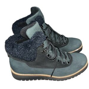 Cole Haan Women's Zerøgrand Explore Waterproof Hiker Boots Blue Size 9.5B